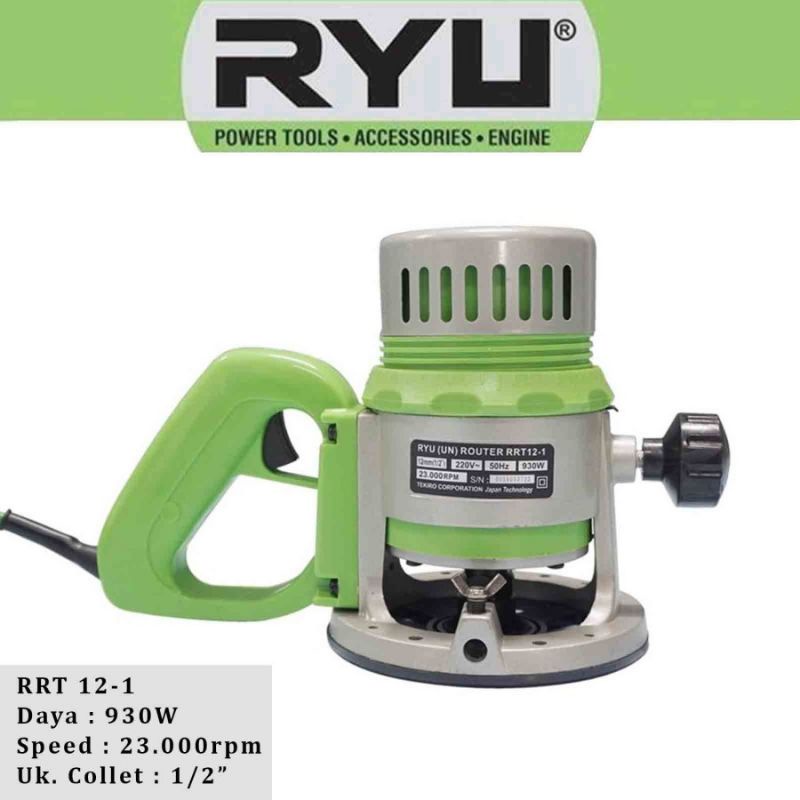 Mesin Router RYU RRT12-1 / Mesin profil kayu / mesin serut kayu ukir ryu