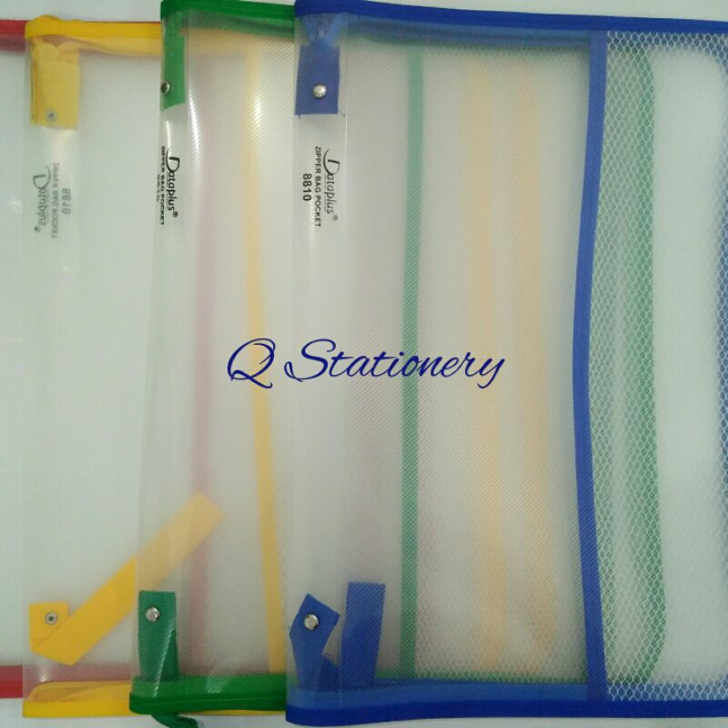 

Tas plastik mika bening resleting