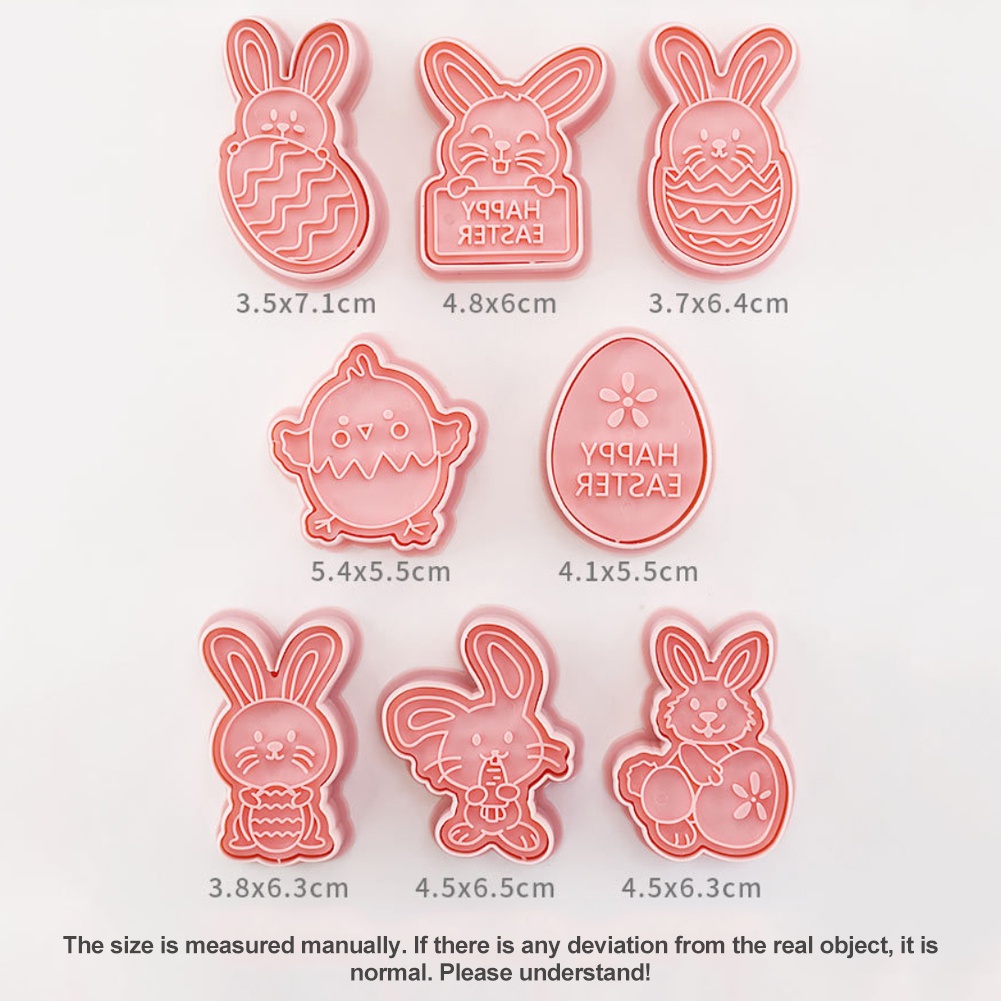 Set Cetakan Biskuit / Fondant 3d Diy Bentuk Kartun