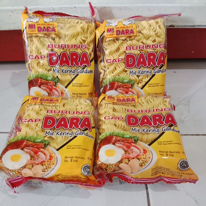 

Mie kering gandum cap burung dara (isi 2 biji)