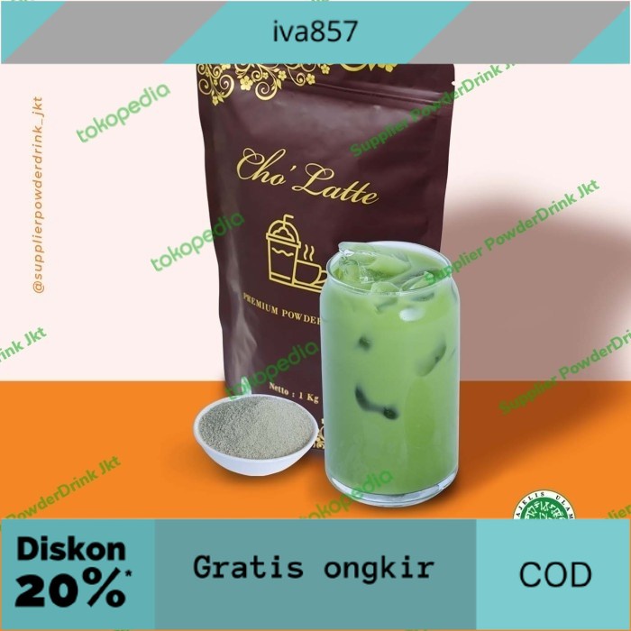

PROMO GREENTEA LATTE CHOLATTE BUBUK MINUMAN RASA GREENTEA GRATIS ONGKIR