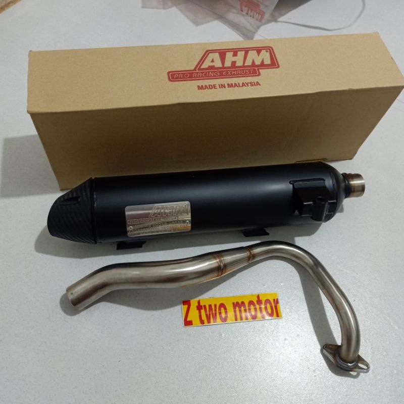 Knalpot AHM MALAYSIA original standar racing PCX 150 LOKAL NEW Knalpot racing pcx 150 new ori ahm pc