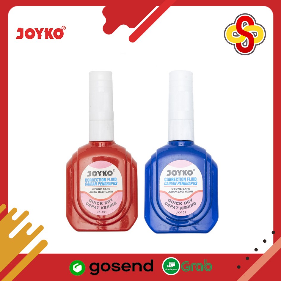 

Correction Fluid / Tipe X Cair Joyko JK 101
