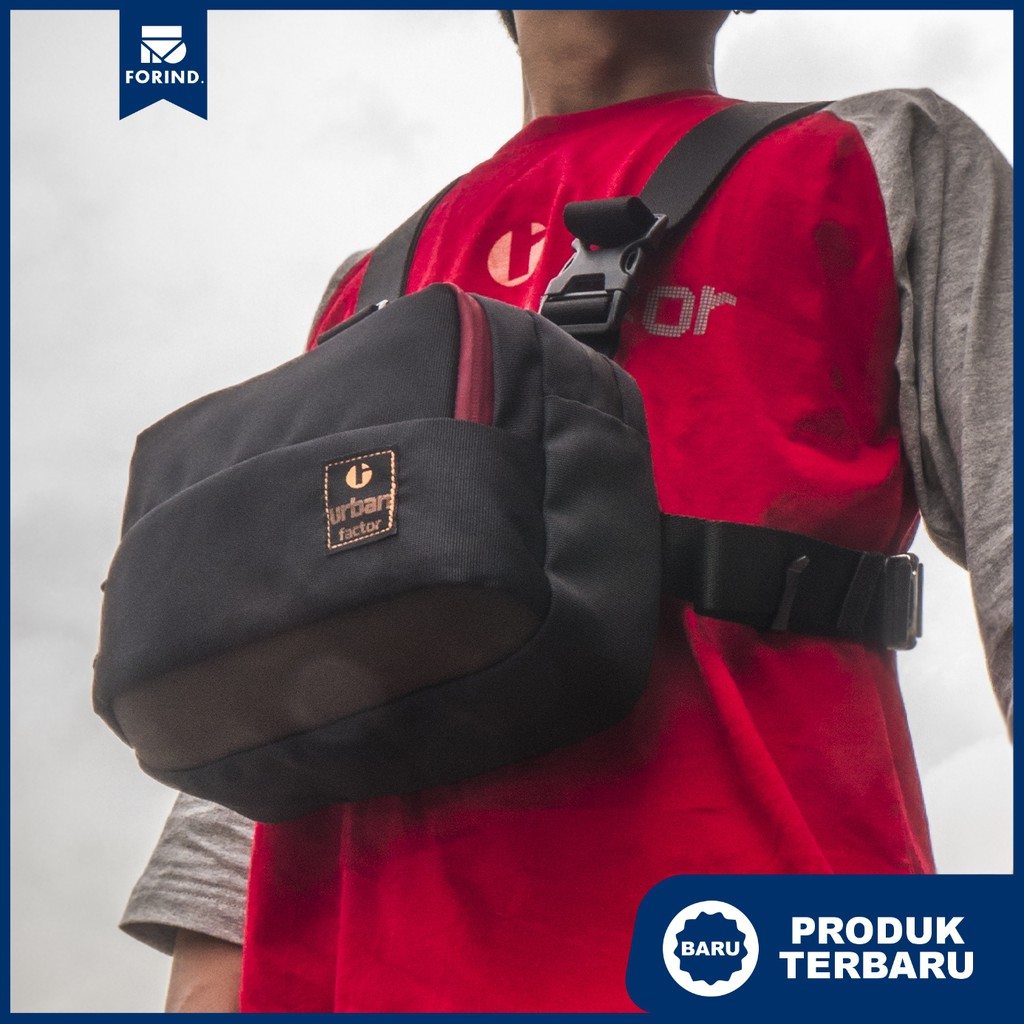 Skive Series | Tas Dada Slempang Multifungsi Chest Rig Pria Wanita Slingbag | Urban Factor x FORIND