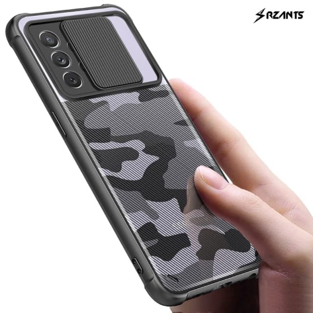 SAMSUNG GALAXY A32 / A52 / A72 SOFT CASE CAMO CAMERA PROTECTOR - A52