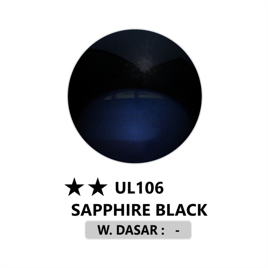 SAPPORO ULTIMATE ** UL106 SAPPHIRE BLACK SERIES BLUE Biru Hitam Cat Semprot