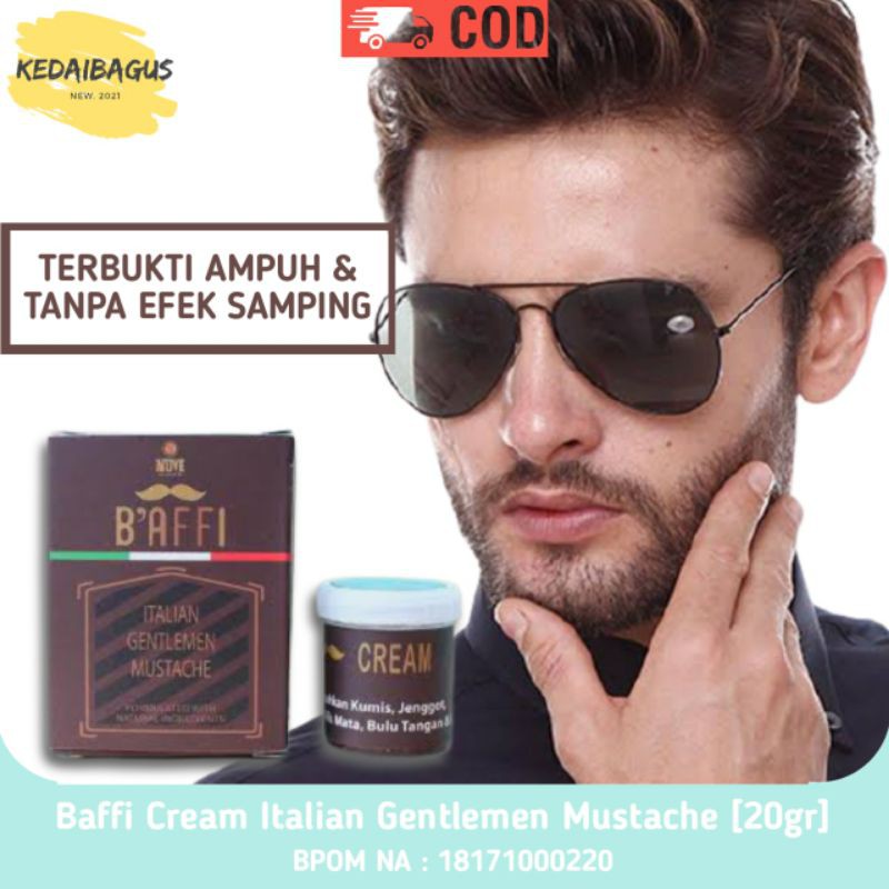Baffi Cream - Penumbuh Brewok - Penumbuh Jenggot - Penumbuh Kumis - obat penumbuh jenggot