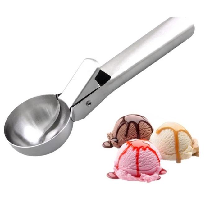 

Sendok Pembuat Bola Es Krim Frozen Yogurt Kue Kering Daging Semangka