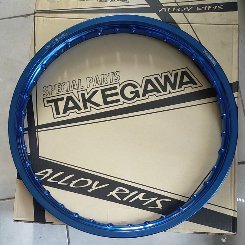 TAKEGAWA RIM VELG WL KOTAK 140 RING 17 GOLD SILVER RED BLUE BLACK HOLE 36 HITAM SILVER RED GOLD BLUE PURPLE TITANIUM
