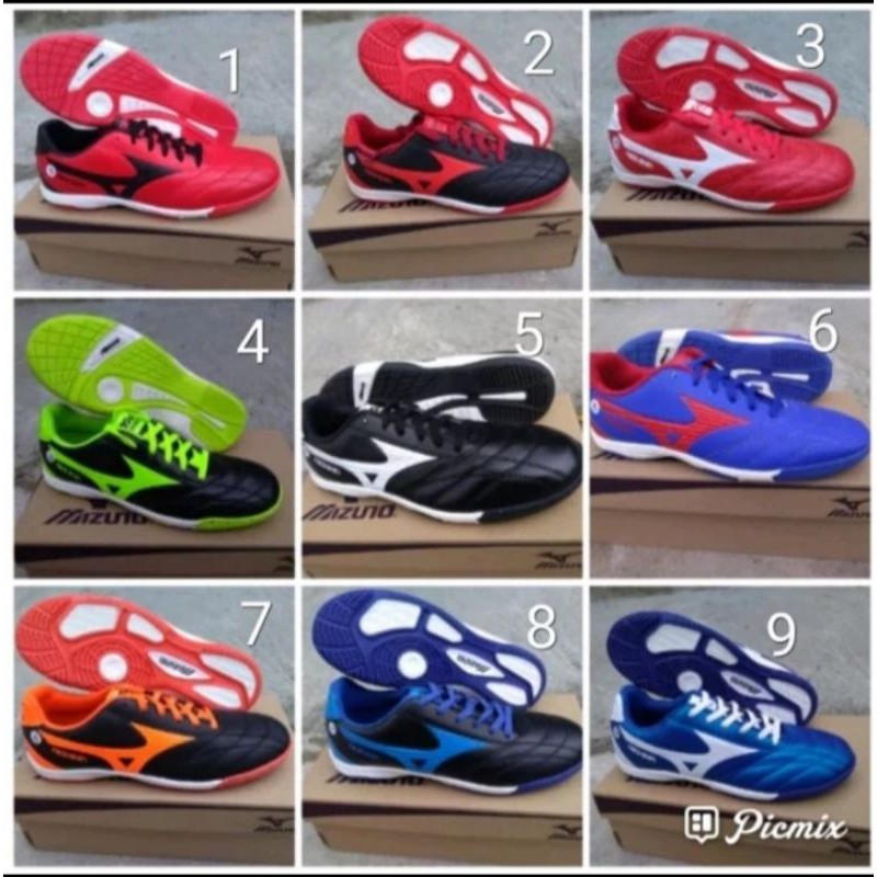 sepatu mizuno.sepatu futsal.sepatu badminton.volly.dll