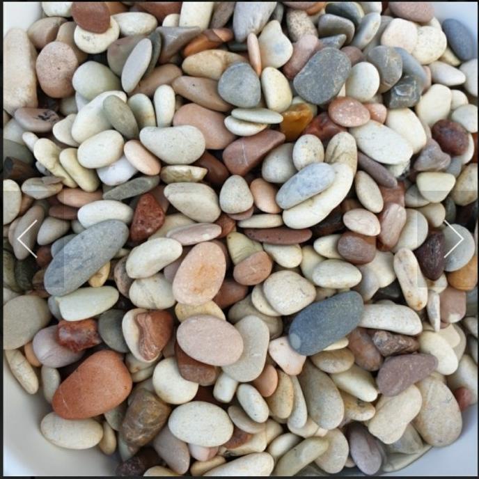 [Ready] Batu Panca Warna Warni Hiasan Taman Batu Alam Kerikil Kecil 1 Kg 1Kg [Fs0Cv]