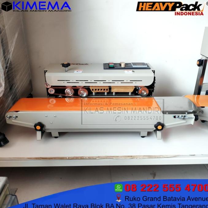 Fr-800Ph Continuous Band Sealer Mesin Press Segel Plastik Fr800