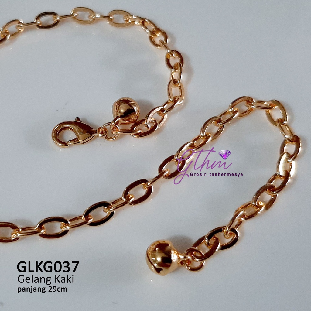 Gelang Kaki Rante Keren Model Simple Fashionable Anti Karat Perhiasan Fashion Import glkg037 gthm