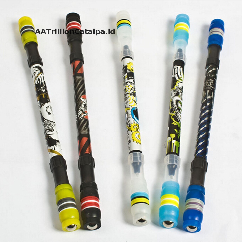 (AATrillionCatalpa) Pen Spinning Anti Slip 20CM Untuk Kompetisi Champion V7