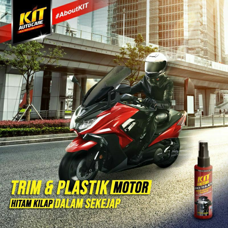 Kit Back To Balck 115 ml Penghitam / Menghitamkan Trim Mobil / Dek Dasboard Motor
