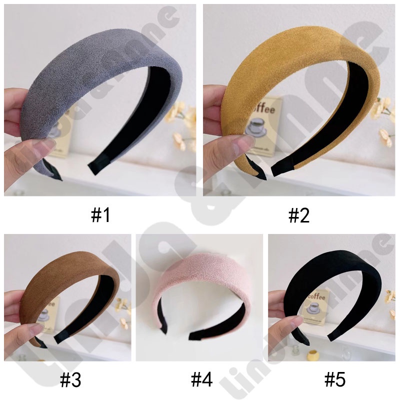 Bando Tebal Wanita Korean Style - Bando Polos - Bando Wanita Terbaru  - Aksesoris Rambut - Bando Kekinian