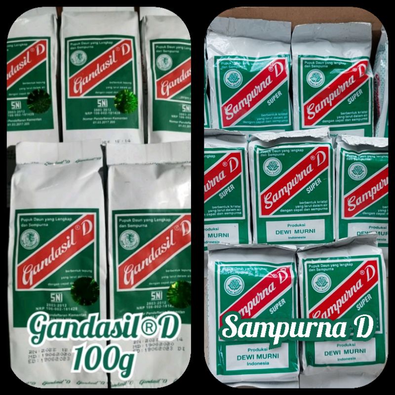 Jual Gandasil D & Sampurna D | Shopee Indonesia