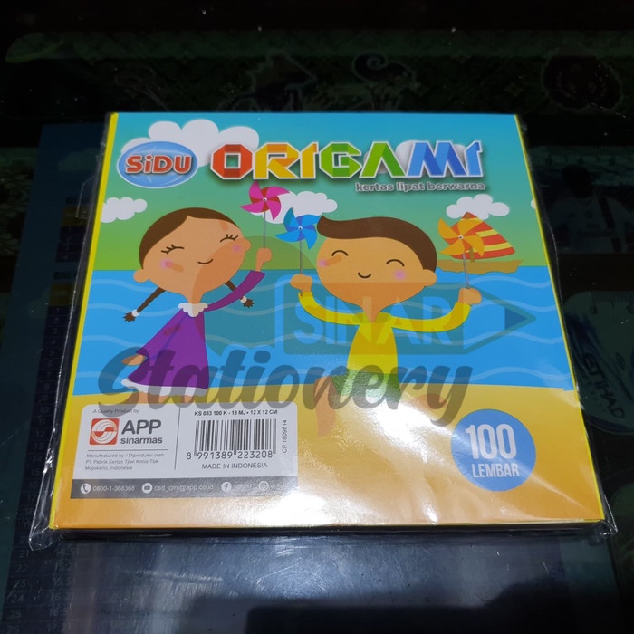 

Senikertas- Kertas Origami 12X12 Isi 100 Sidu -Kertas-Seni.