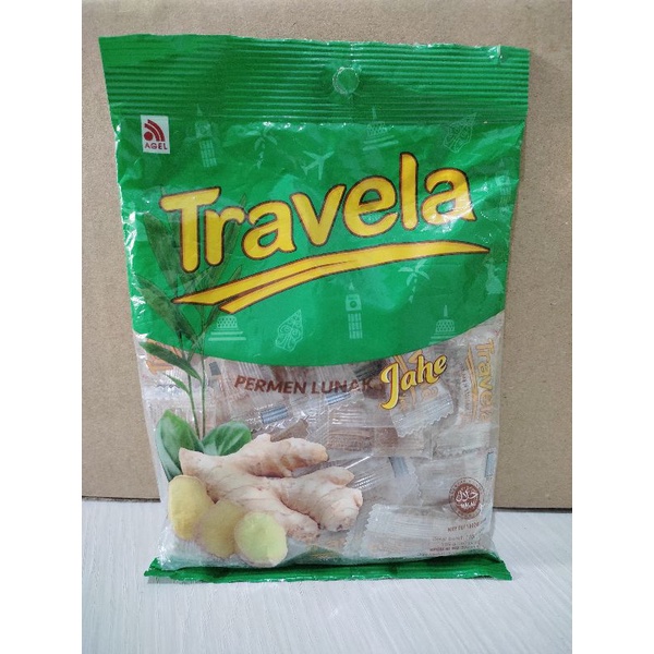 TRAVELA PERMEN JAHE BAG SNACK GINGER CANDY SWEET