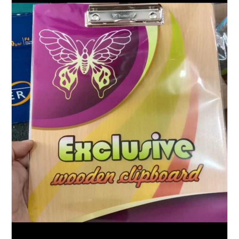 

Papan jalan kayu/papan ujian/clipboar wooden butterfly
