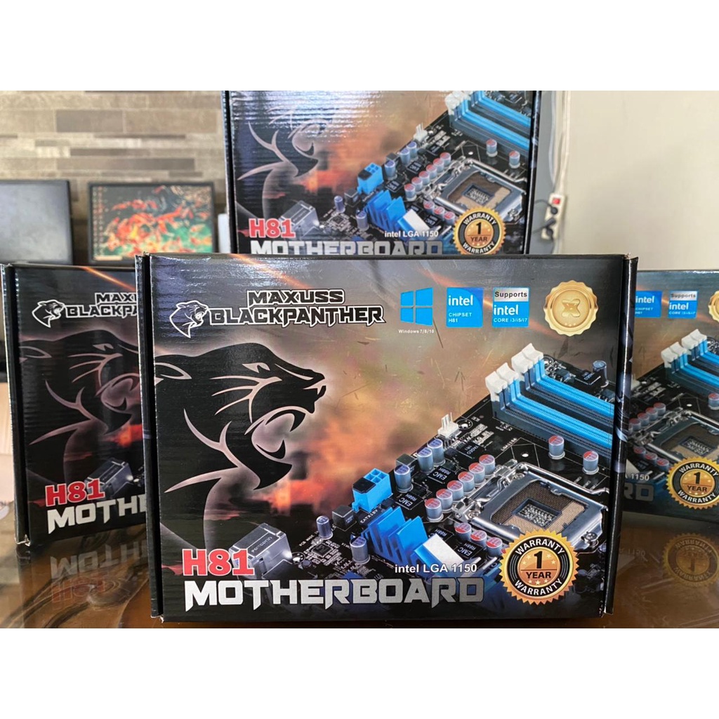 BLACK PANTHER H81M LGA1150, H81, DDR3, SATA3 JOS GANDOS