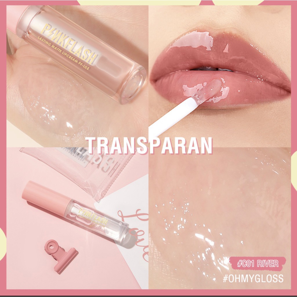 PINKFLASH Lasting Matte Waterproff Soft Lipcream Lembut Lipstick Tahan Lama Long Lasting Lipstik Pink Flash