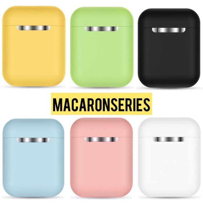 Miisoo Headset Airpo** Inpods I12 Pro Tws Earphone Wireless Bluetooth - Macaron Pink