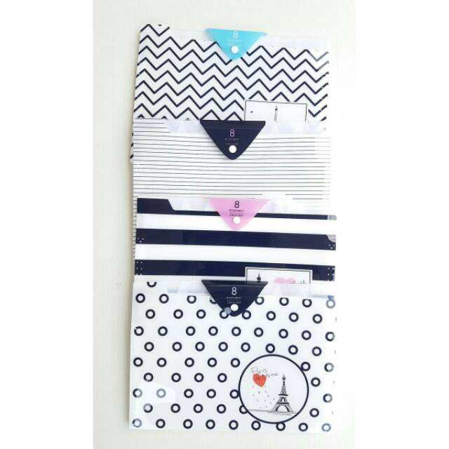 

Map A4 Sekat 8 7 Eiffel Black And White - Garis Besar