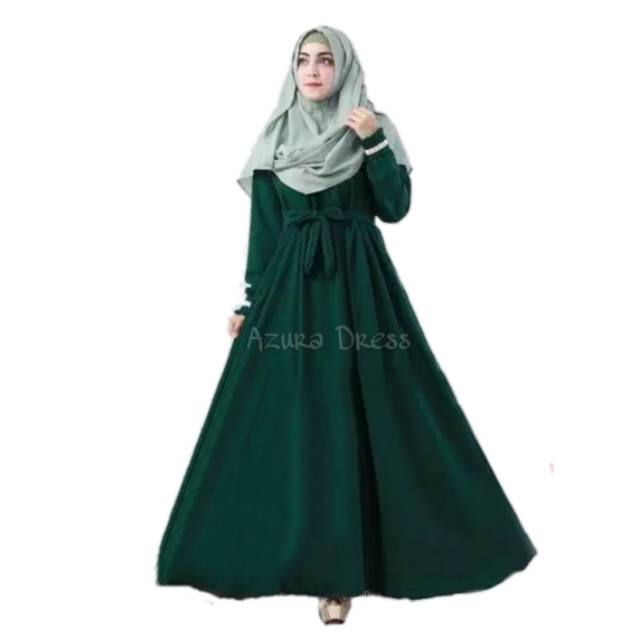Azura Dress gamis  muslim  kekinian  baju  syari asdf baju  