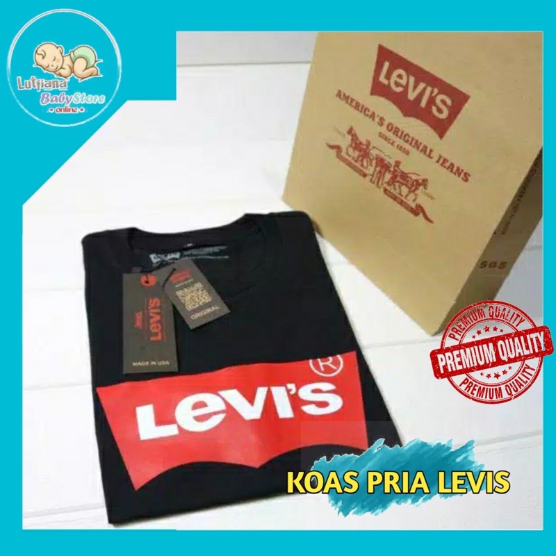 KAOS LEVIS/KAOS PRIA/KAOS KEREN/KAOS MURAH/KAOS ORIGINAL