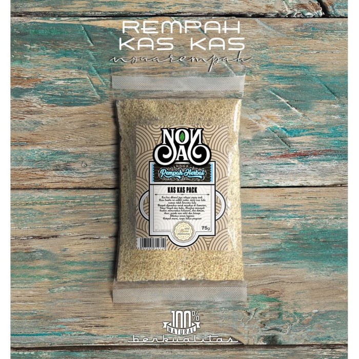 

COD Kaskas Biji 75 Gram | Biji Poppy | Poopy Seed Rempah Alami