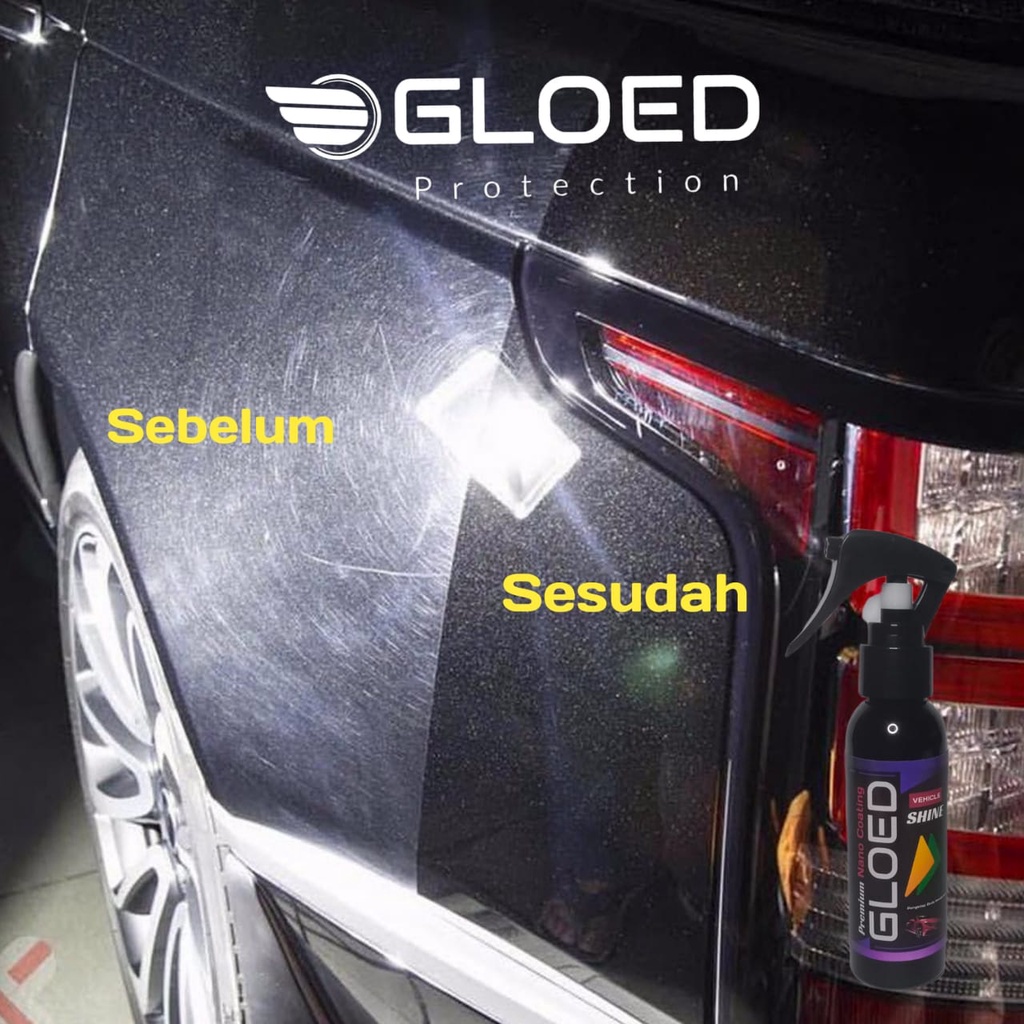 Pengkilat body motor - mobil - helm nano ceramic coating efek daun talas