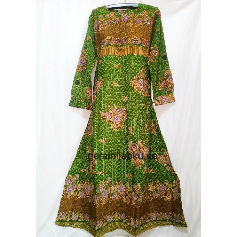 TERLARIS Gamis Muslimat Batik NU / Model Terusan Muslimat NU Original