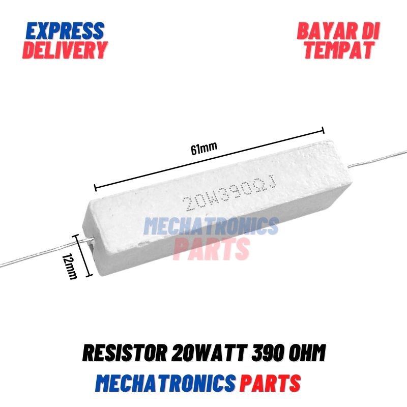 [PAS-9663] RESISTOR 20WATT 390OHM