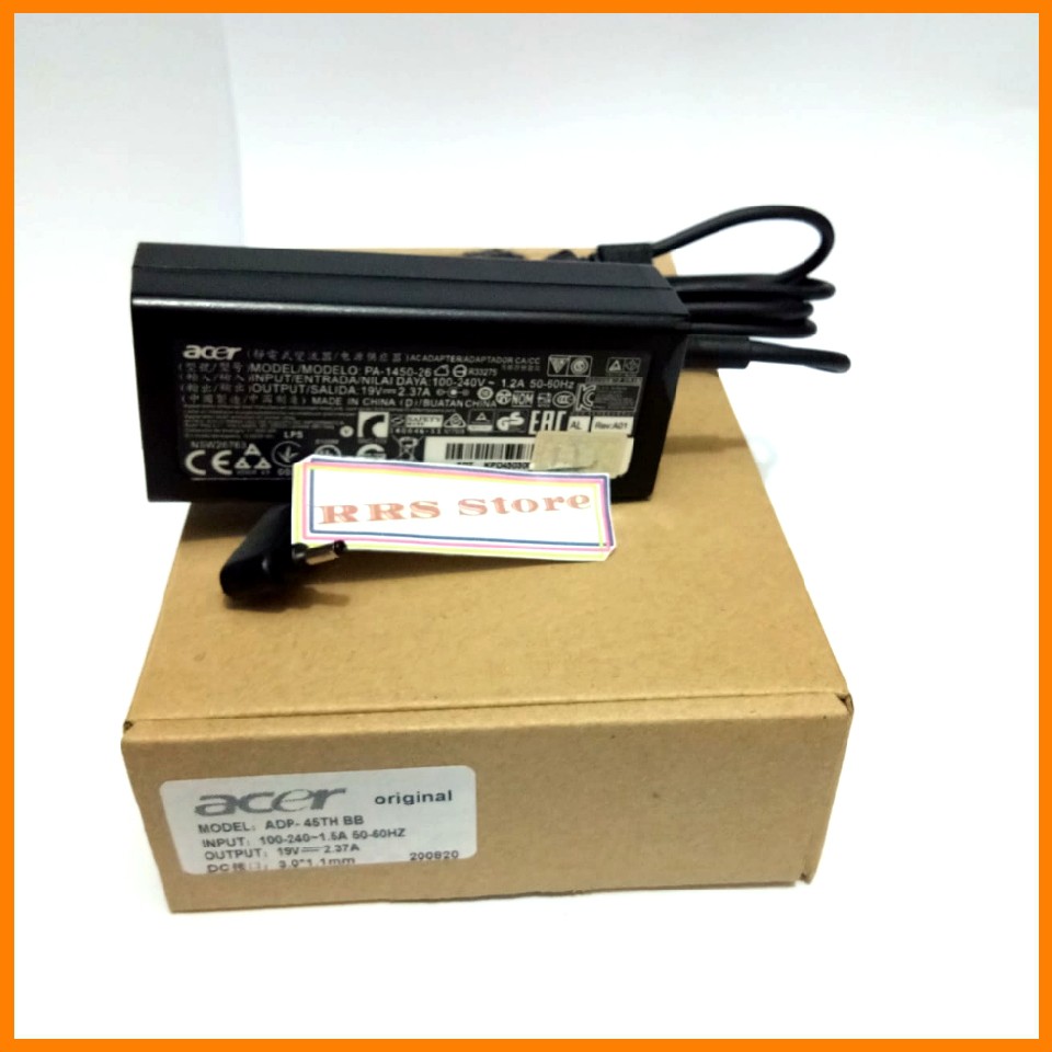 Adaptor Acer Aspire original 19v 2.37a 3.0*1.1mm N15Q1 N15Q8 N15Q9 N16Q13 N15Q10 N16P2 N15P6 N16Q9