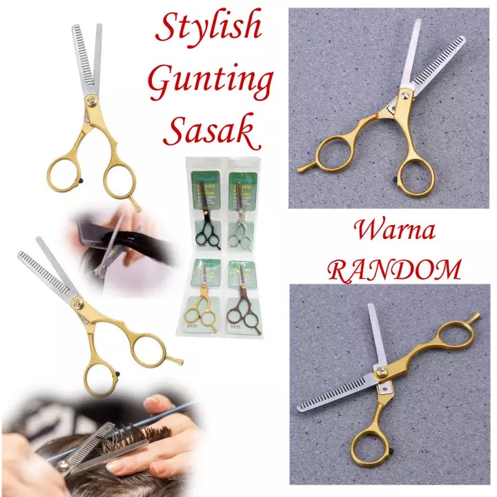 

Gunting Sasak Gerigi Stylish Stainless Steel Scissors