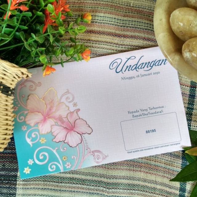 Cetak undangan pernikahan murah ERBA 88195
