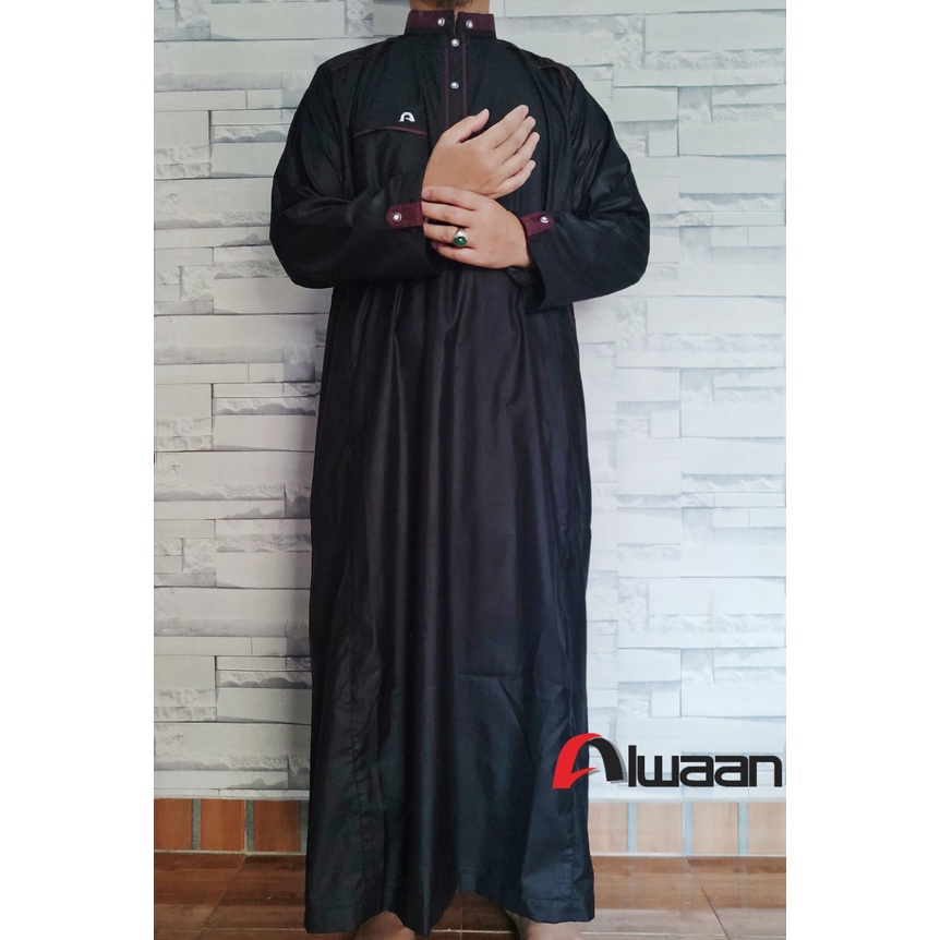 Jubah/Gamis Alwaan Pakaian Muslim Pria Dewasa