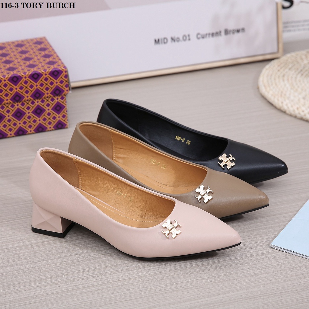 SEPATU WANITA KERJA HEELS PLATFORM SHOES 116-3