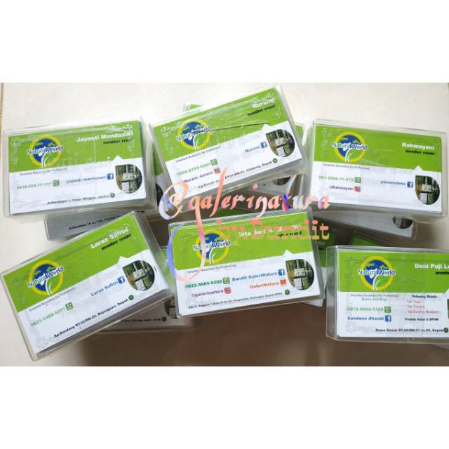 

kartu nama AC260 free box