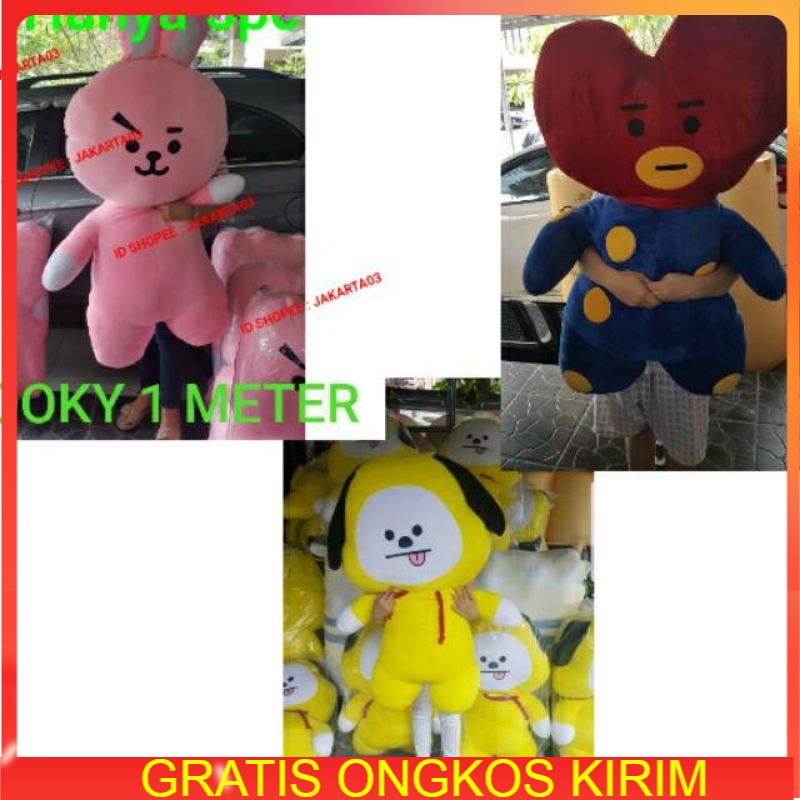 Boneka bt21 jumbo 1 meter