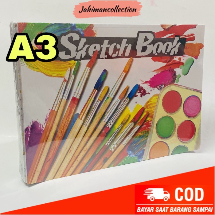 

✨ BISA COD ✨ SKETCH BOOK A3 KIKY / BUKU GAMBAR SKETSA A3 KIKY / 1 BUKU