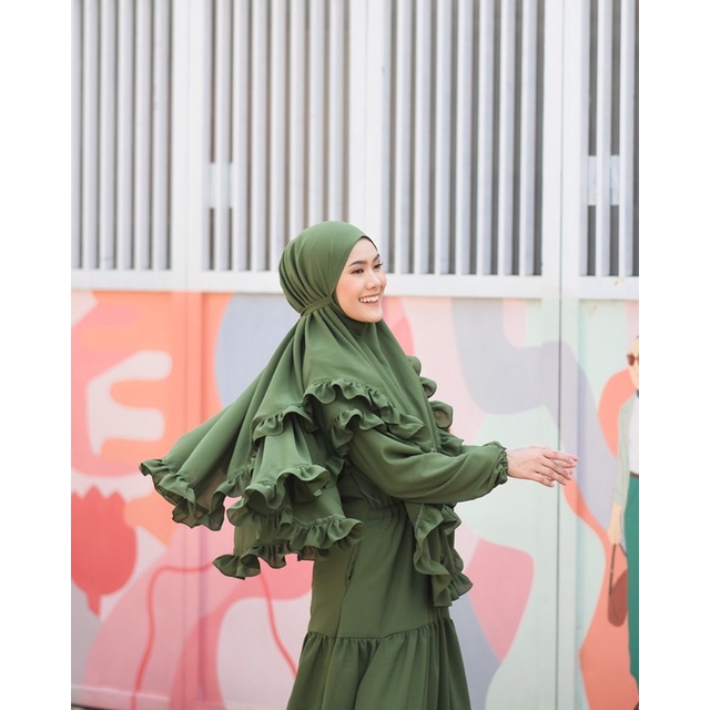 Koyu Hijab Instan Bergo Khimar Sabrina 2layer