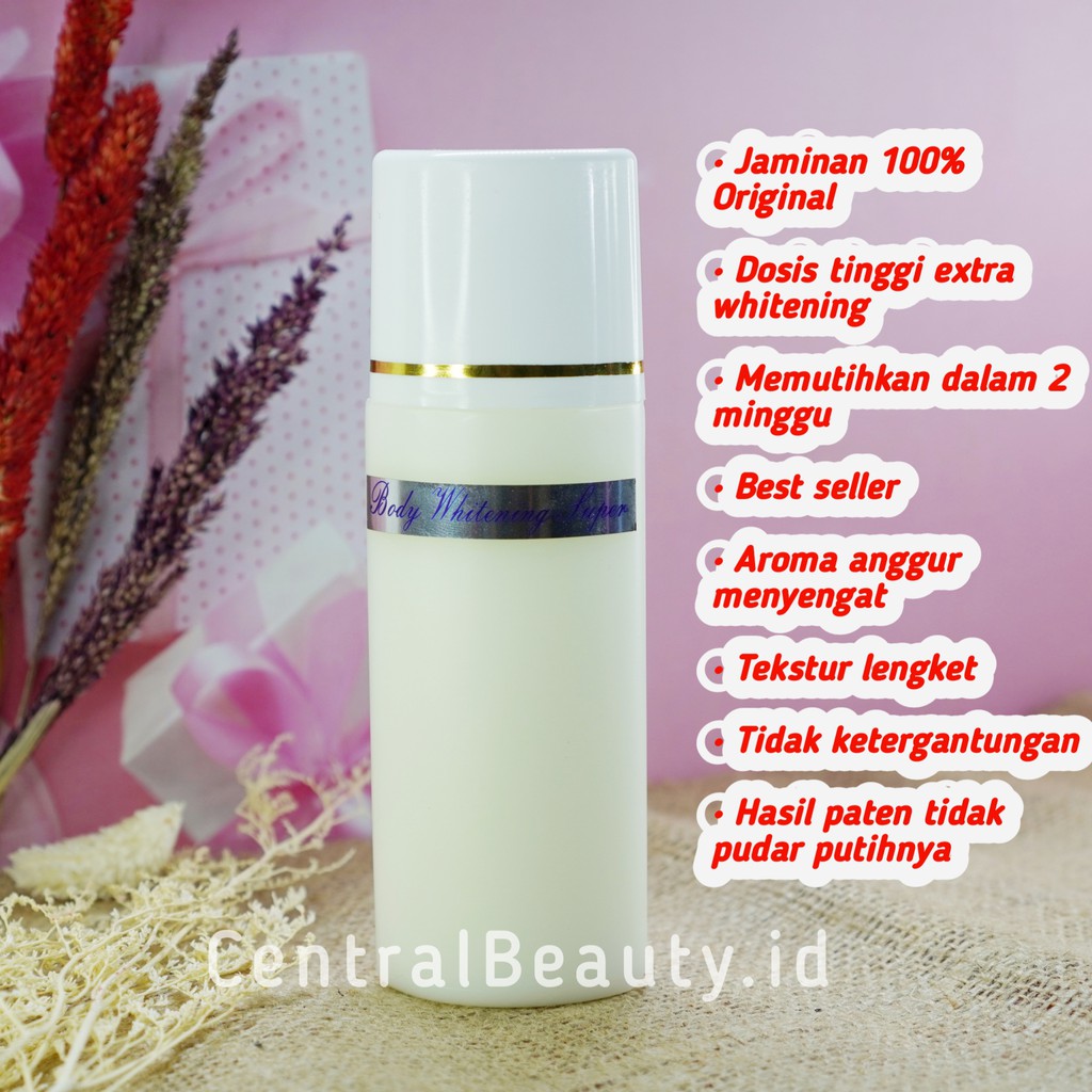 [ORIGINAL]HB SUPER ANGGUR 004001 PEKAT/GELL EXTRA WHITENING HANDBODY LOTION PEMUTIH BADAN DOSTING