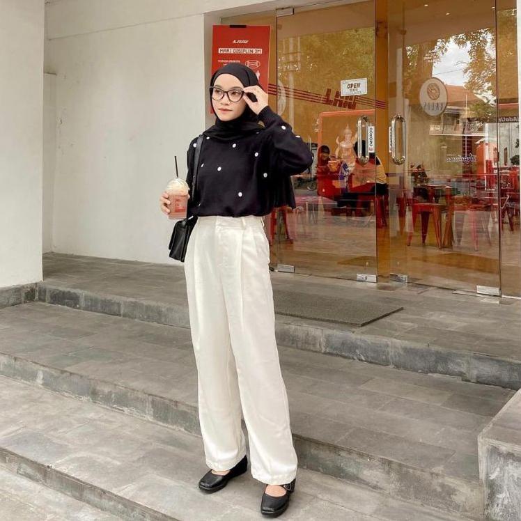 YSN.25Au22w– Highwaist Kulot Linen Premium Laura Slim Kulot Highwaist / Kulot Linen