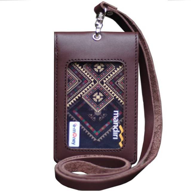

ID CARD KALUNG HOLDER NAME TAG pria dan wanita ID CARD HOLDER MUQTEN TEMBORO KULIT SOUVENIR
