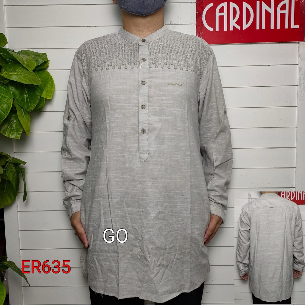 gos EKPB CARDINAL KEMEJA KOKO PRIA LENGAN PANJANG Baju Cowok Branded 100% Original