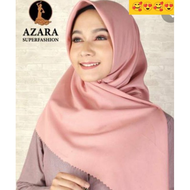 Hijab segiempat azara polos