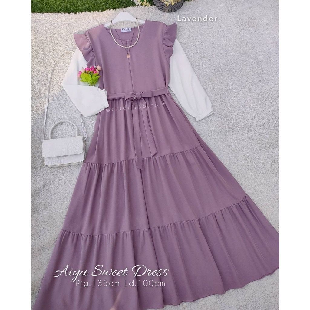 Aiyu Sweet Dress/Pakaian Wanita/Dress/Korea Style