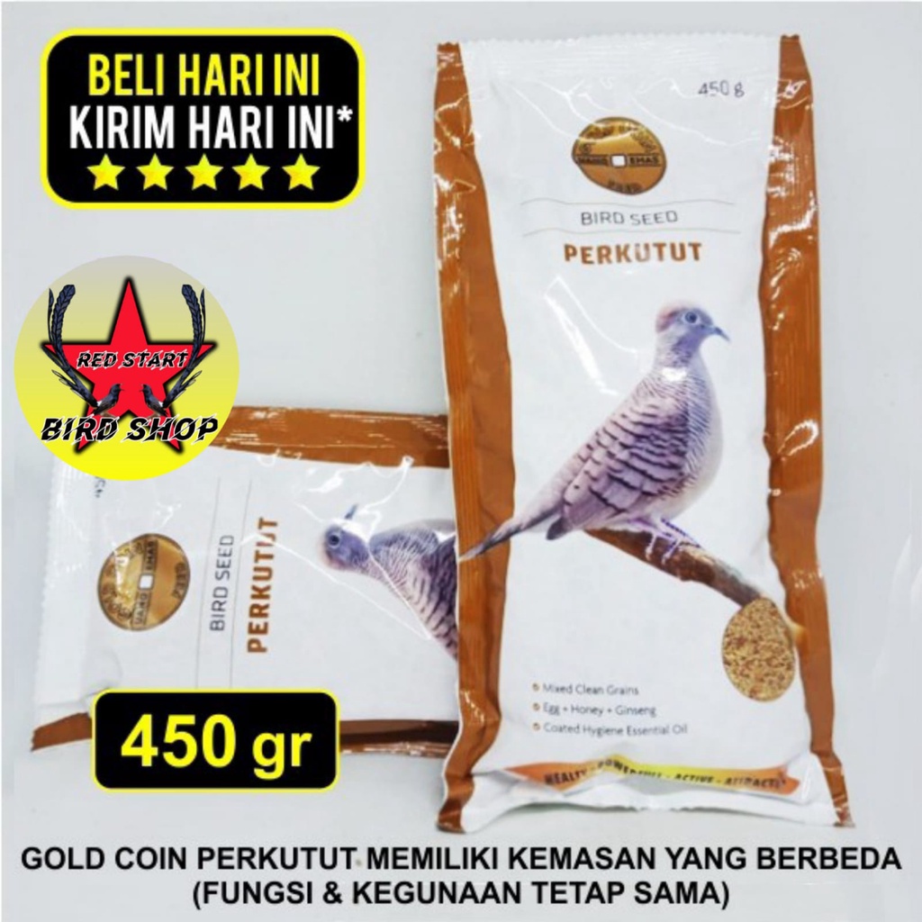 GOLD COIN PERKUTUT PAKAN BURUNG PERKUTUT